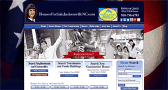 Desktop Screenshot of housesforsalejacksonvillenc.com